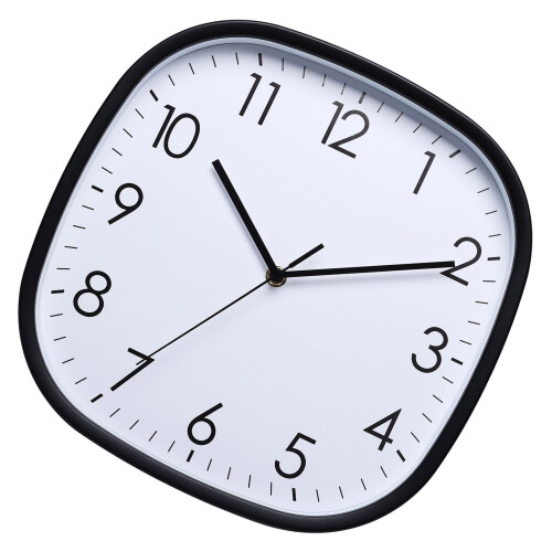 Quiet Operations 12inch Wall Mounted Analog Clock with-White