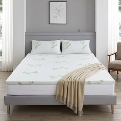 Single Bamboo Memory Foam Mattress Topper 2