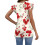 Women's  Blouses, with Ruffle Sleeves, Spring Elegant-Green L 6