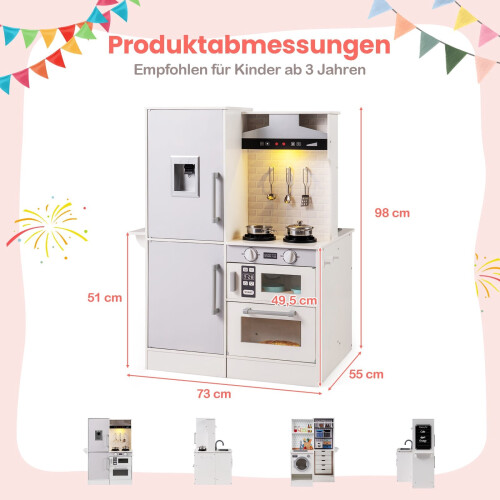 Cocina de madera para niños con luces y sonidos 1
