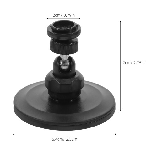 Support Caméra Magnétique ABS Noir Pour Murs Extérieur Maison 1