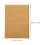 200Feuilles Papier Kraft Pour Lettres Souvenirs Notes Khaki 8