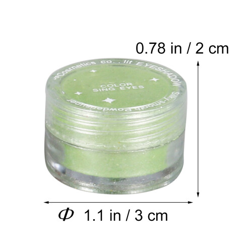 60Pcs Assorted Loose Eyeshadow Pigments Set Glitter 1