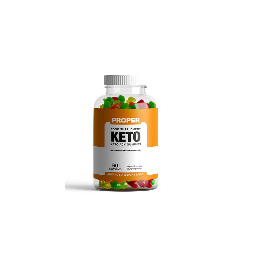 Proper Keto Gummies Weight Managament Gummies 1000Mg 60 Gummies