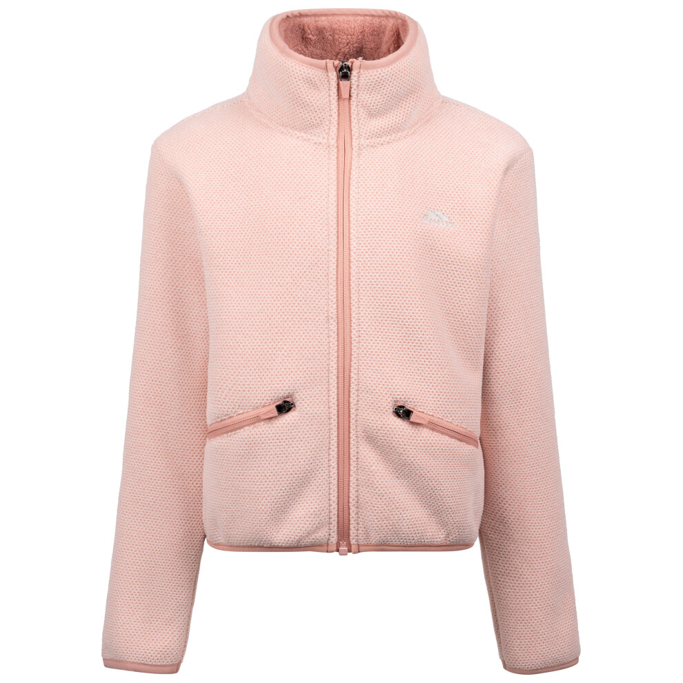 Trespass (9 Years To 10 Years, Mid Rose) Unisex Kids 2 Pockets Fleece - Tryllis
