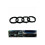 Έμβλημα δαχτυλιδιών καπό Audi, έμβλημα μπροστινού καπό, λογότυπο μάσκας, γυαλ 1