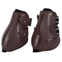 Conjunto de botas para tendones traseros de caballo, marrón, talla M, antideslizante PU