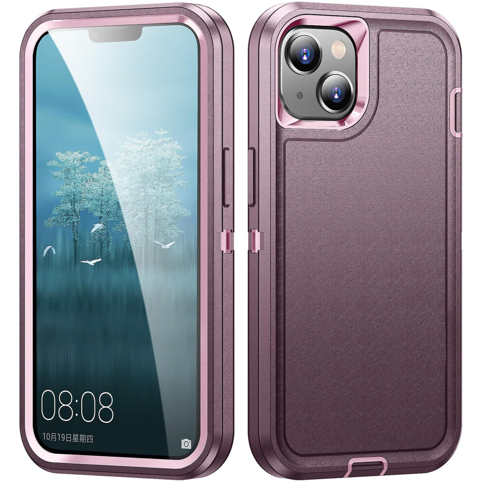 Shockproof Protective Iphone 15:Purple Pink 8291303216348