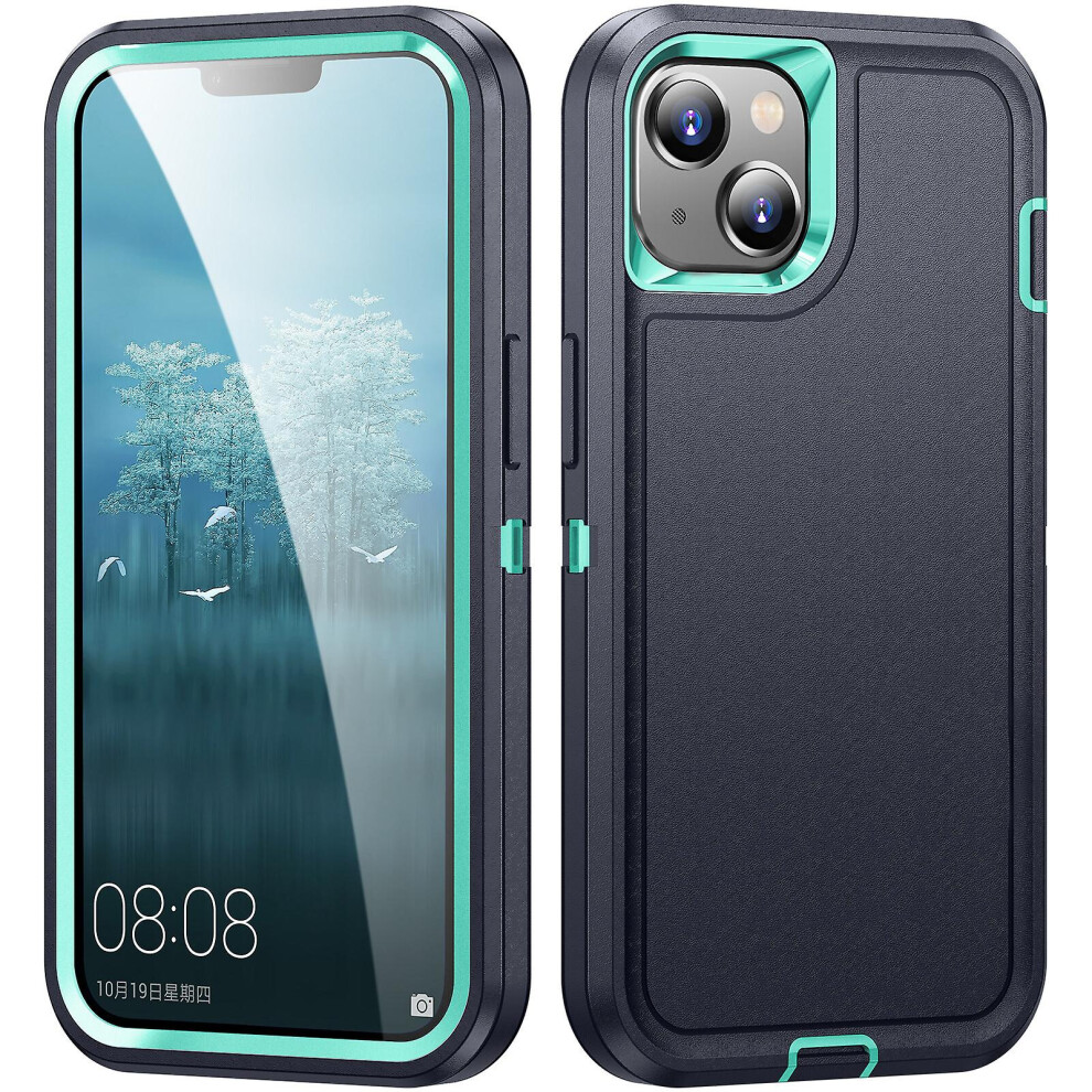 Shockproof Protective Iphone 15:Dark Light Blue 8291303216317