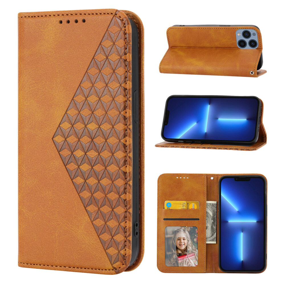 Compatible Iphone 11 Pro Case, Leather Wallet Flip Case With Strap: Yellow 8291303216591
