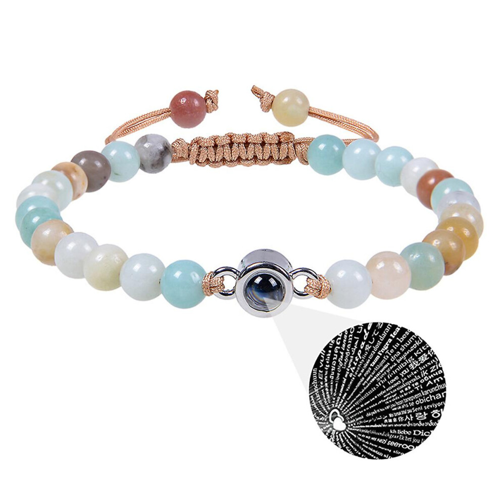 Stone Bracelet I Love You Couples Promise Bracelet Gifts:9 3403292164165