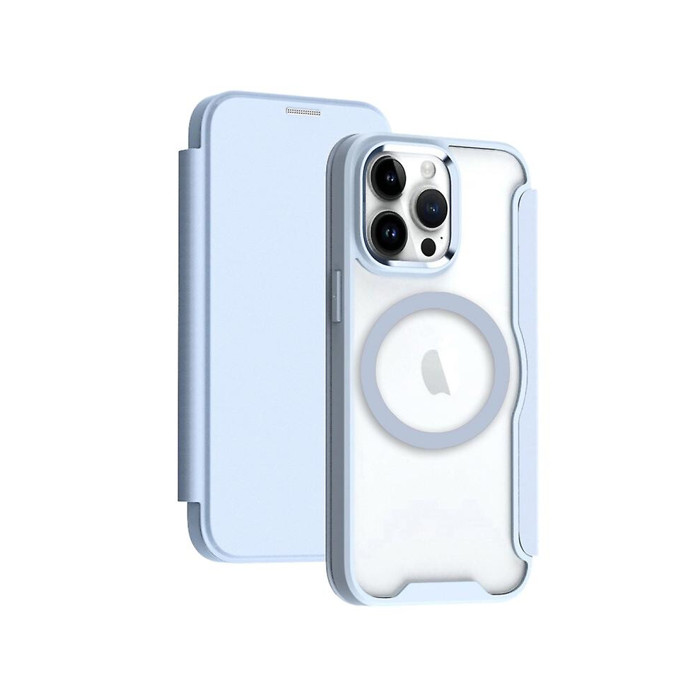 Compatible Iphone Xs Max Magsafe Rfid Blocking Adsorption Flip Leather Phone Case: Blue 3403292164196