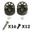 FTX Texan 1:10 8-Spoke Black Beadlock Wheel (Pr) FTX9875BK 1