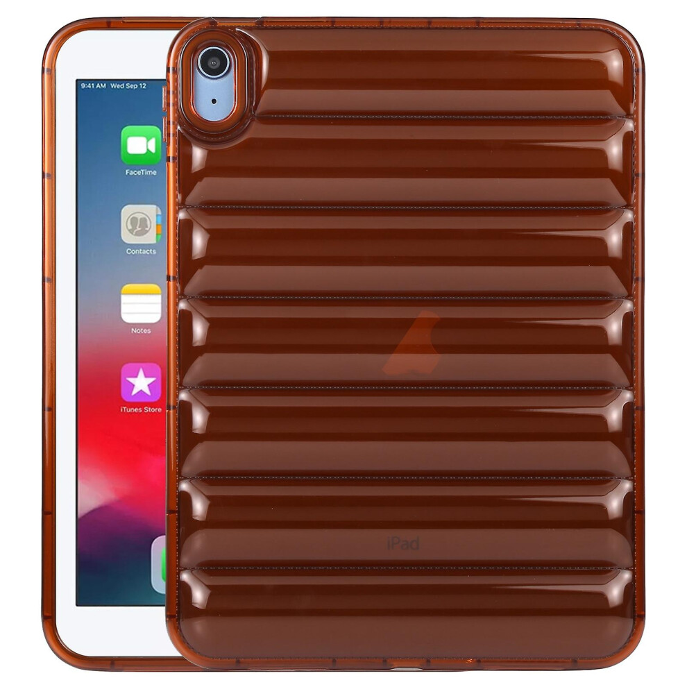 Compatible Ipad 9.7 2017 / 9.7 2018 Eiderdown Cushion Shockproof Tablet Case:caramel 3581503315343