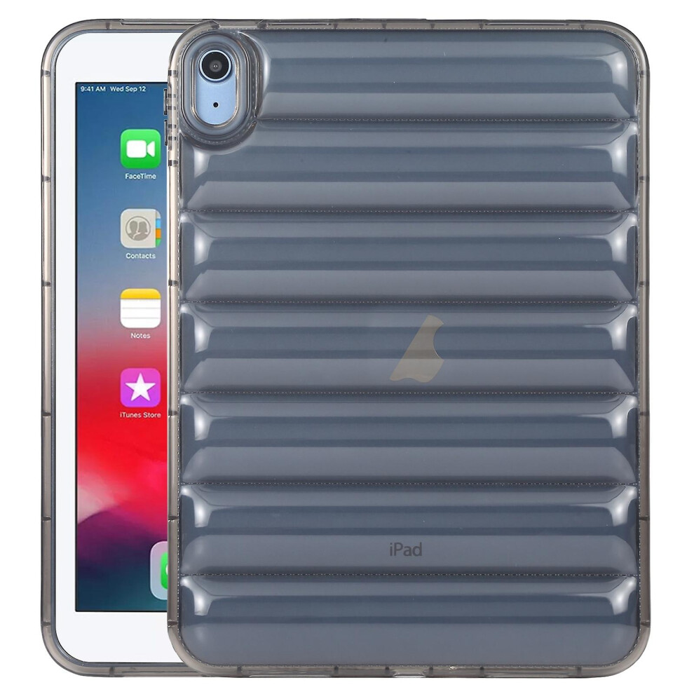 Compatible Ipad 9.7 2017 / 9.7 2018 Eiderdown Cushion Shockproof Tablet Case:transparent Black 3581503315381