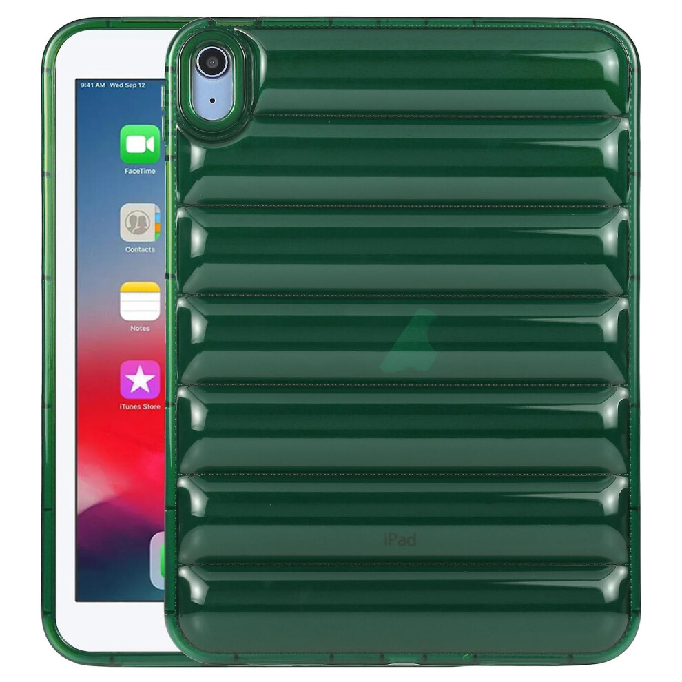 Compatible Ipad 9.7 2017 / 9.7 2018 Eiderdown Cushion Shockproof Tablet Case:dark Green 3581503315350