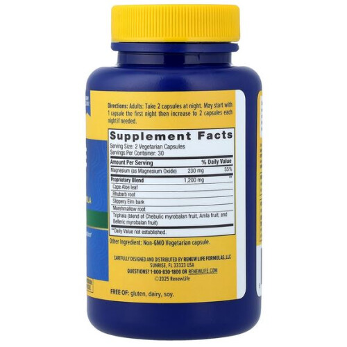 Renew Life RENEW LIFE Cleanse More, 60 Capsules, Constipation 1