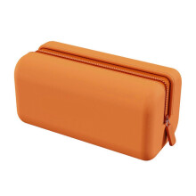 (Orange BRICS Section) Fashion EVA Cosmetic Bag for Women Large Capacity Waterproof Wash Bag Gift for Valentine's Day