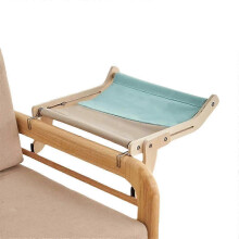 Cat Hammock Universal Cat Hammock for All Seasons Cat Hanging Bed Cat Hanging Bed Convenient Fixing Bracket Gray Blue