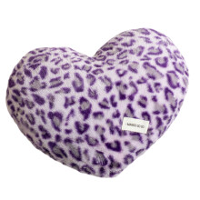 Family Safe Soft Leopard Print Heart Design PP Cotton-Purple