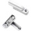4-pack Sash Jammer Window Lock White Metal Security Latch Door Home Security Replacement Parts [xc] 5