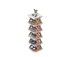 (5 layer, Orange) 5/7/9 Tier Shoe Rack Storage Organizer Small Shoe Rack Narrow Diy Adjust Shoe Shelf