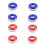 8Pcs Shuffleboard Pucks Set, Shuffleboard Table Pucks Replacements, Shuffleboard 1