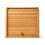 Oypla Oypla Double Layer Roll Top Bamboo Wooden Bread Bin Kitchen Storage 3