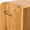 Oypla Oypla Double Layer Roll Top Bamboo Wooden Bread Bin Kitchen Storage 10