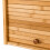 Oypla Oypla Double Layer Roll Top Bamboo Wooden Bread Bin Kitchen Storage 2