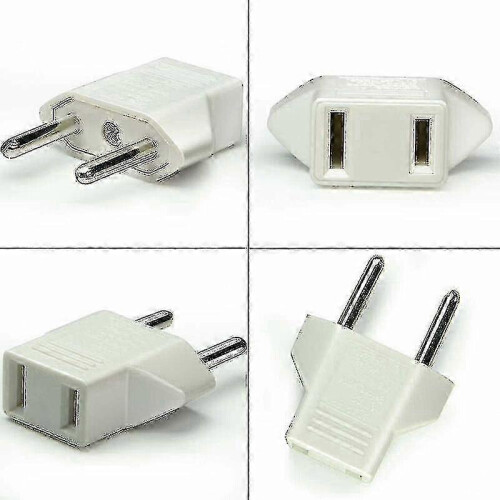 6 Pcs Us To Eu Eu Adapter Adapter Socket 1