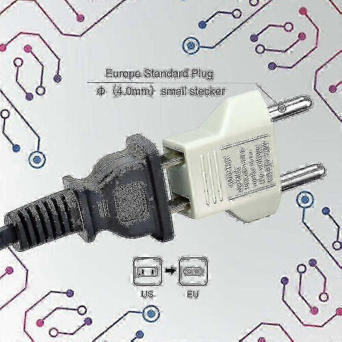 6 Pcs Us To Eu Eu Adapter Adapter Socket 2