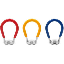 Bicycle Spoke Wrench Bicycle Wheel Spoke Key Repair Kit Wrench Wire Adjustment Tool Bicycle Spoke Repair Kit (red+yellow+blue) (3pcs)