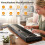 Juego de teclado electrónico de 61 teclas con soporte ajustable 3