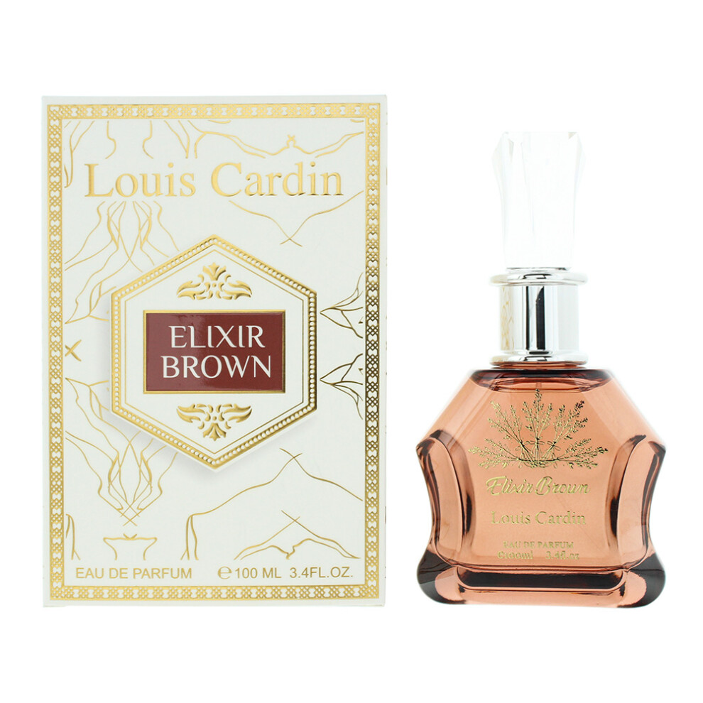 Louis Cardin Elixir Brown Eau de Parfum 100ml Spray - Image 4