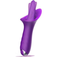 Klitorisvibrator med 10 tilstande, vandtæt genopladelig G-punkts- og brystvortemassager, stille silikonestimulator til kvinder og par