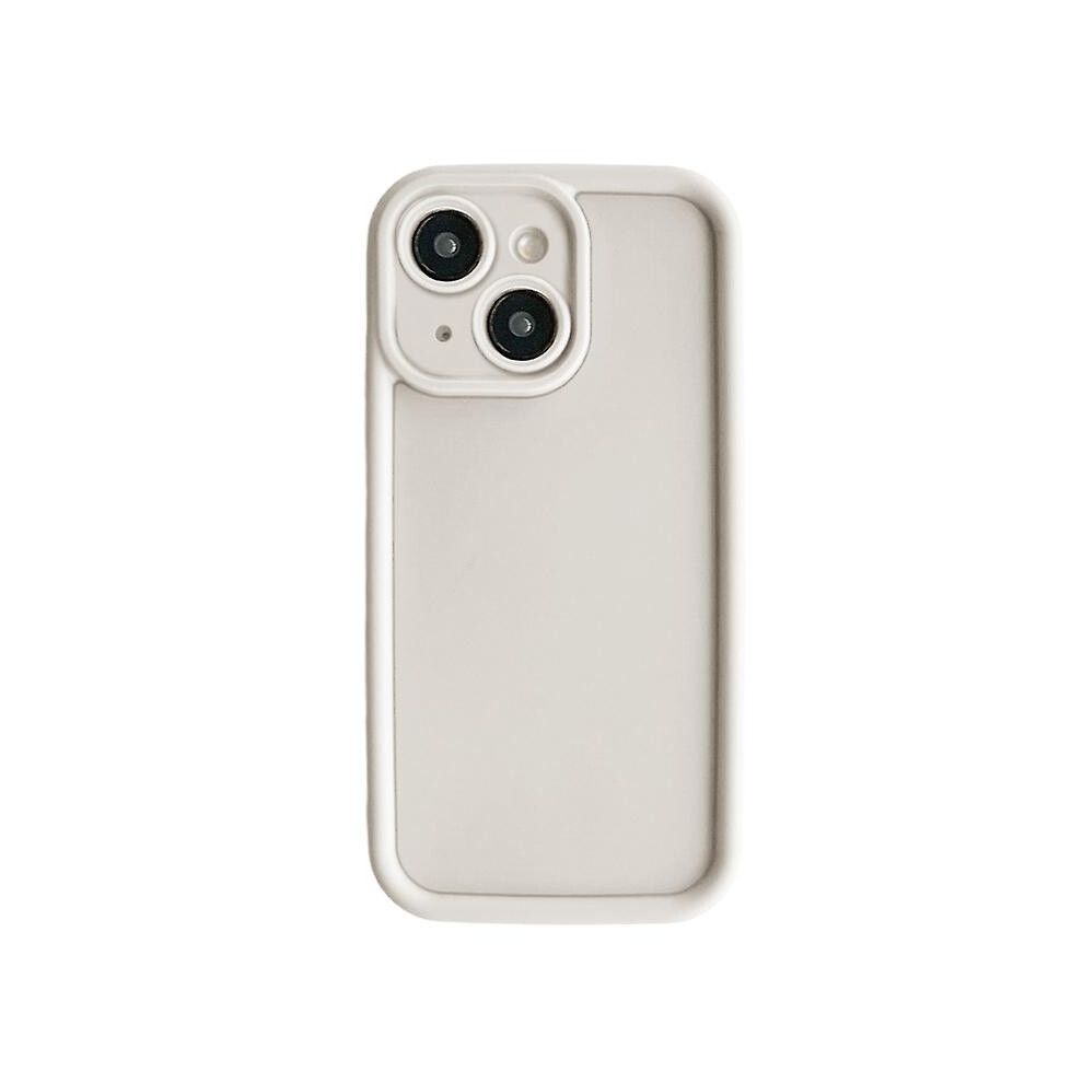 Compatible Iphone Xr Fine Hole Shockproof Frame Frosted Tpu Phone Case: Beige 8243971280640