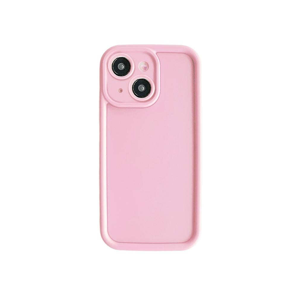 Compatible Iphone Xr Fine Hole Shockproof Frame Frosted Tpu Phone Case: Pink 8243971280688