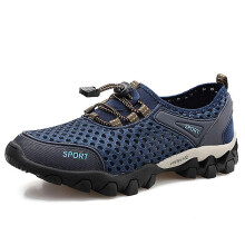 Herren-Sneaker, atmungsaktive Outdoor-Freizeitschuhe: Größe 44 – Blau