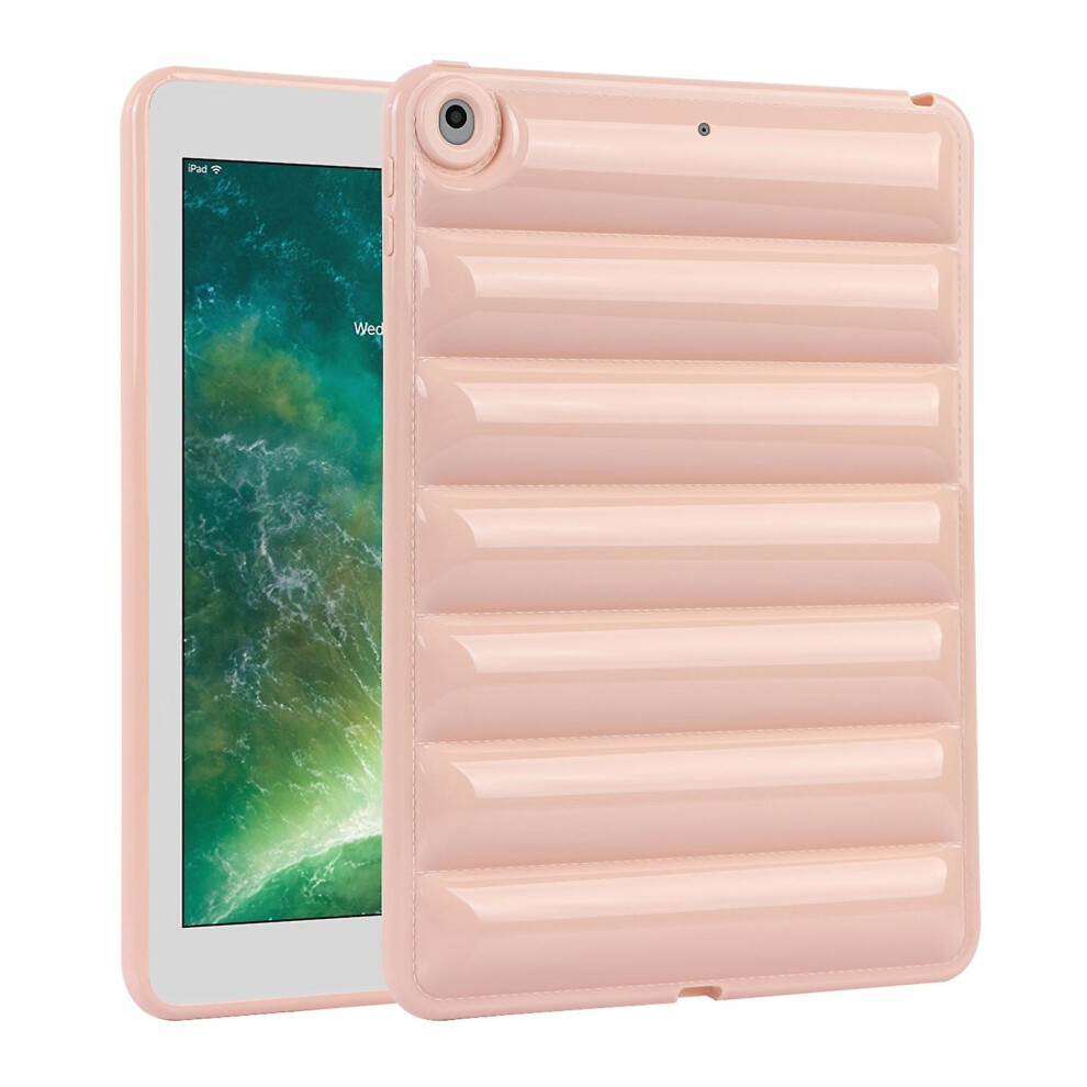 Compatible Ipad 9.7 2018 / 2017 Eiderdown Cushion Shockproof Tablet Case: Pink 6421300249021