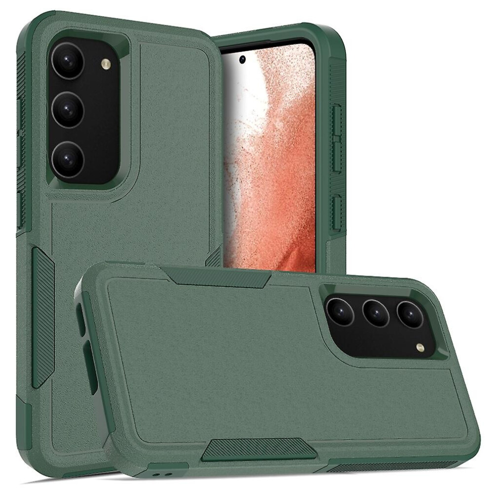 Compatible Samsung Galaxy S23 5G 2 In 1 Pc + Tpu Phone Case:dark Green 7634938128906