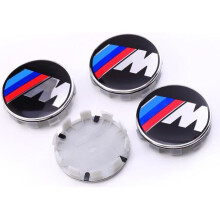 Passend für 4 BMW M 68mm Radnabenkappen