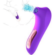 Vibrador de succión clitoriana Rose para mujeres, 7 modos de succión y vibración, estimulador de pezones de silicona impermeable, juguete re