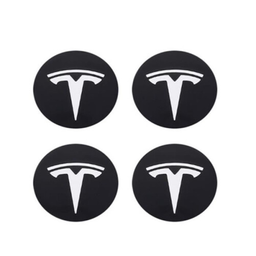 Ανταλλακτικό Tesla Model X 3 SY - Σετ 4 κεντρικών καπακιών ζαντών αλουμινίου 56mm - Μαύρο