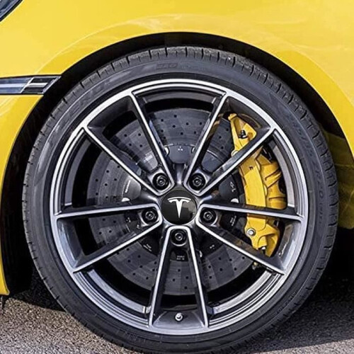 Κεντρικά καλύμματα τροχών 4 τεμαχίων για Tesla 56mm, κεντρικά καλύμματα τροχών, δι 1