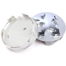 Set di 4 coprimozzi per ruote per Peugeot 307, 408, 207, 205, 206, 407, 107, 308, 4008, 507, 508, 5008, 301, 60 mm, antiruggine e impermeabi