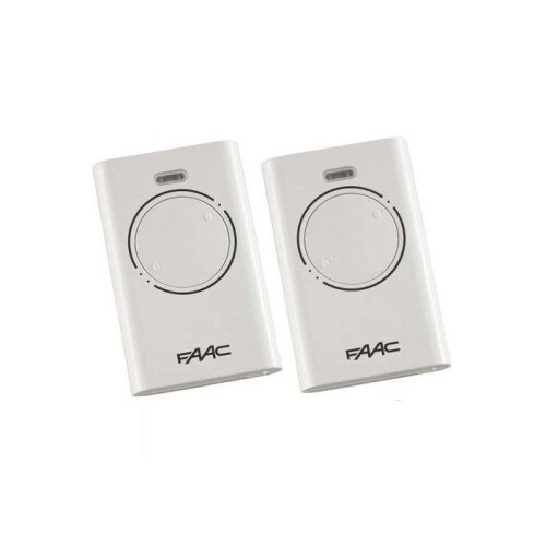 Pack of 2 FAAC XT2 remote controls for gates and garages 2
