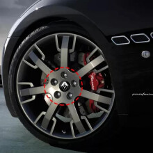 Pegatina con logo para la tapa central del buje de la rueda del coche, Renault, Duster, Megane 2, 3, 4, IV, Clio, Fluence