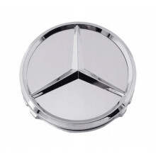 4 neue 75-mm-Radnabenkappen mit Mercedes-Stern-Logo, silber, passend für Mercedes Sprinter und Vito