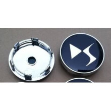 4 x DS-vanteen keskikapselit 60 mm vanteen logolla ja tunnuksella, Citroen DS3, DS5 -vanteen kapselit